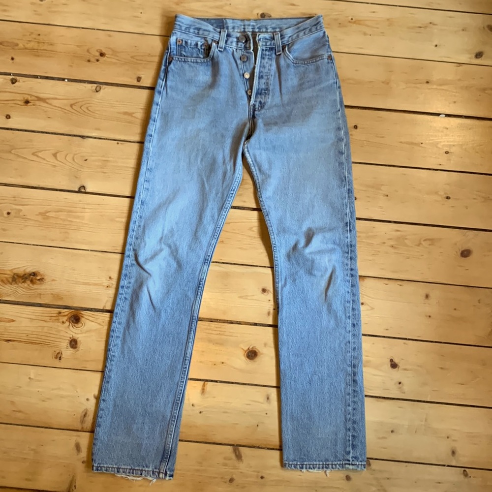 501 light blue Levi jeans